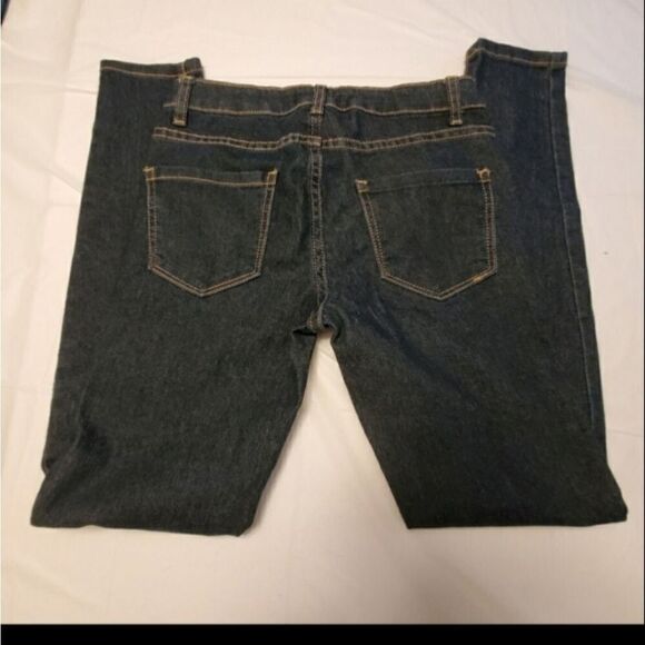 26 FOREVER 21 DARK WASH SKINNY JEANS LONG 29 - Picture 5 of 6